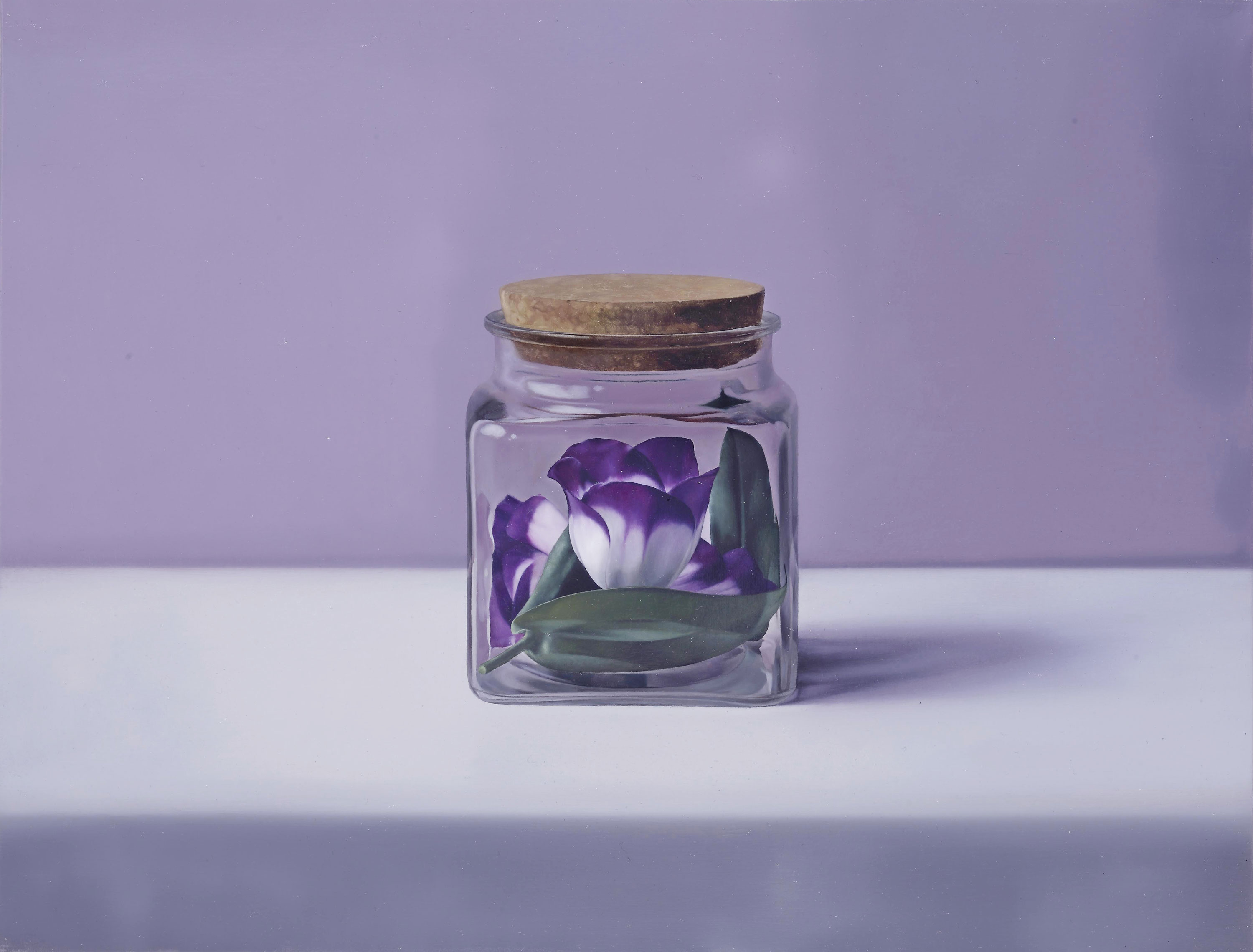 Expressed through Objects|借物抒情作品-Preserving Youth No.5|想留住點青春 No.5|,Oil on linen mounted on
								panel|油彩木板裱麻,31.5 x 41 cm|2011